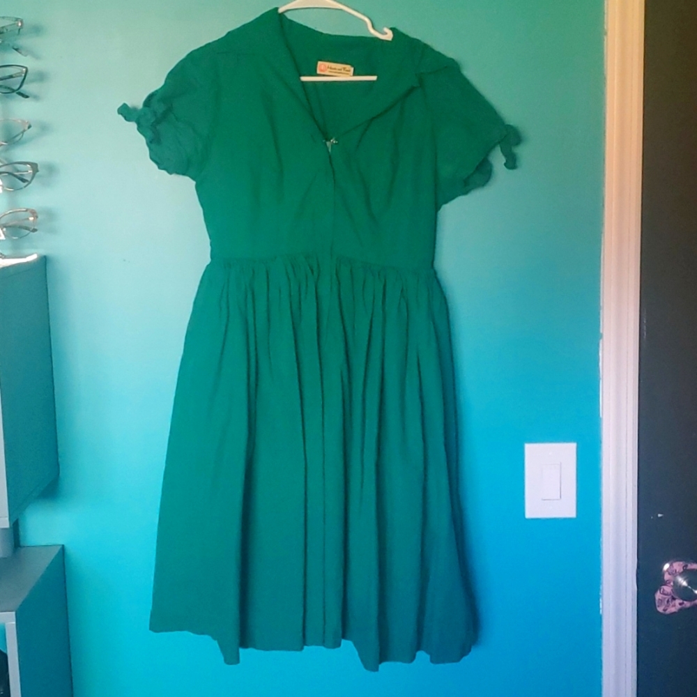 Hearts and Found Trudie Dress in Jade